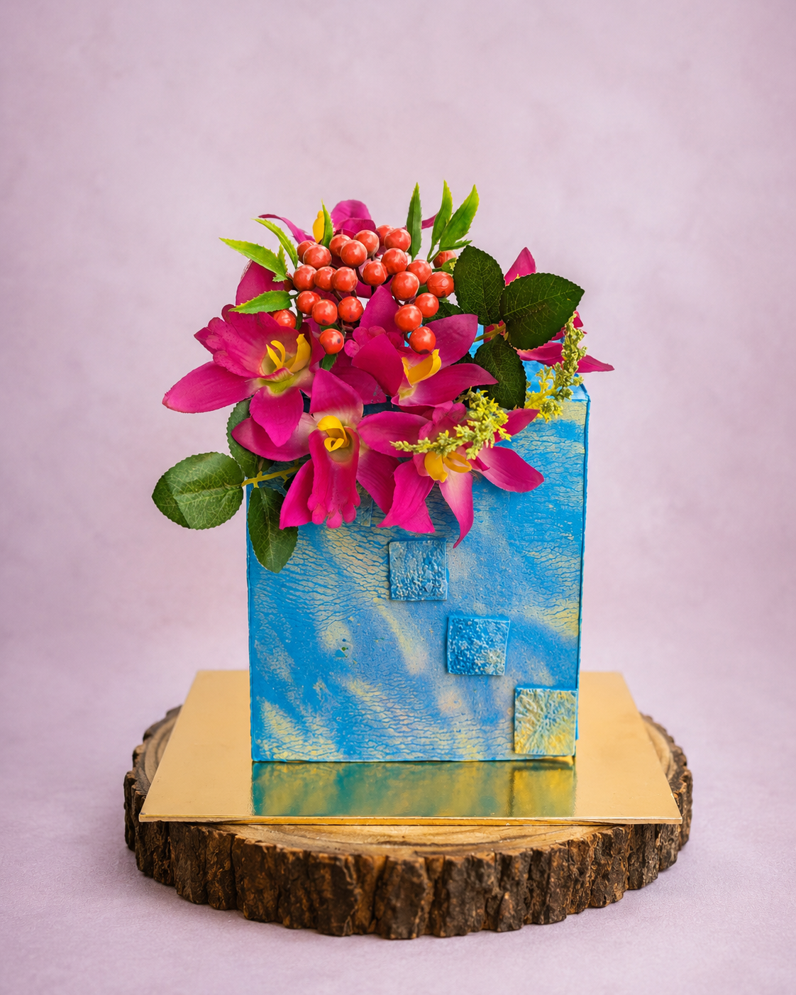 Artistic Floral Designer Cake