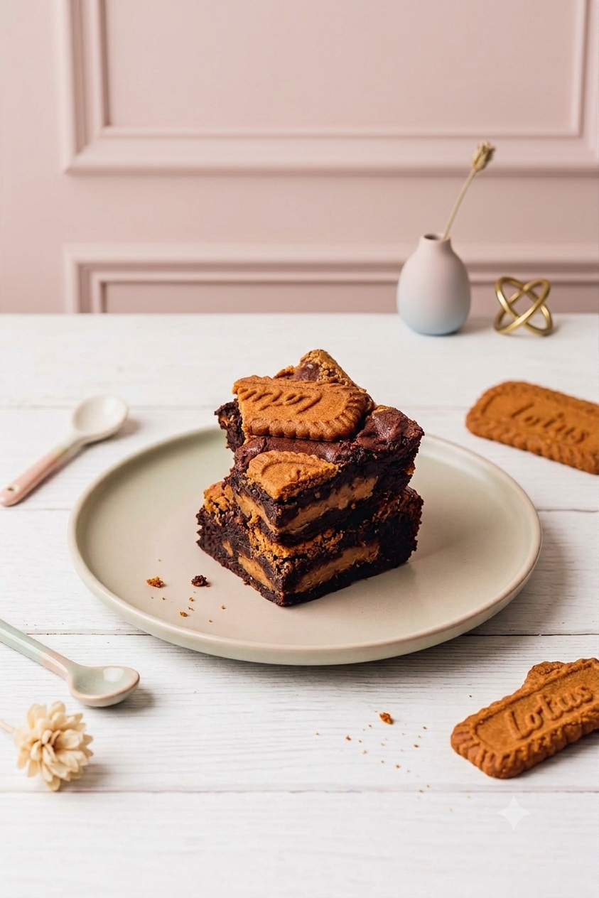 Biscoff Brownie Cake