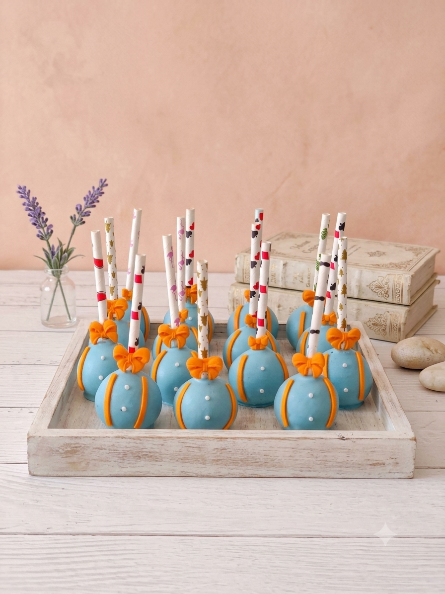 Blippi Theme Cake Pops