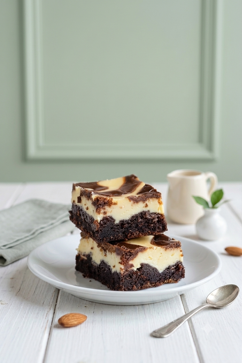 Brownie Swirl Cheesecake