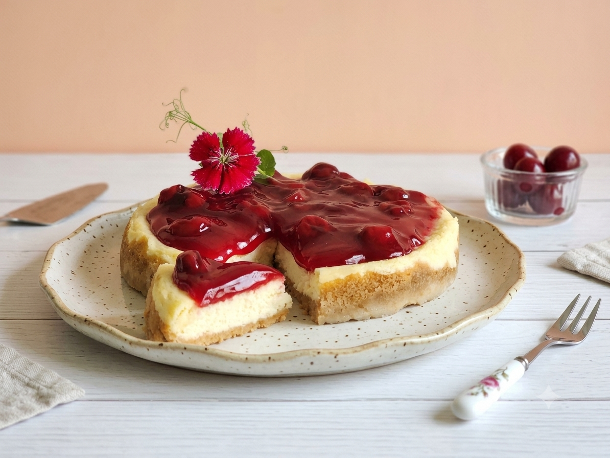 Cherry New York Cheesecake
