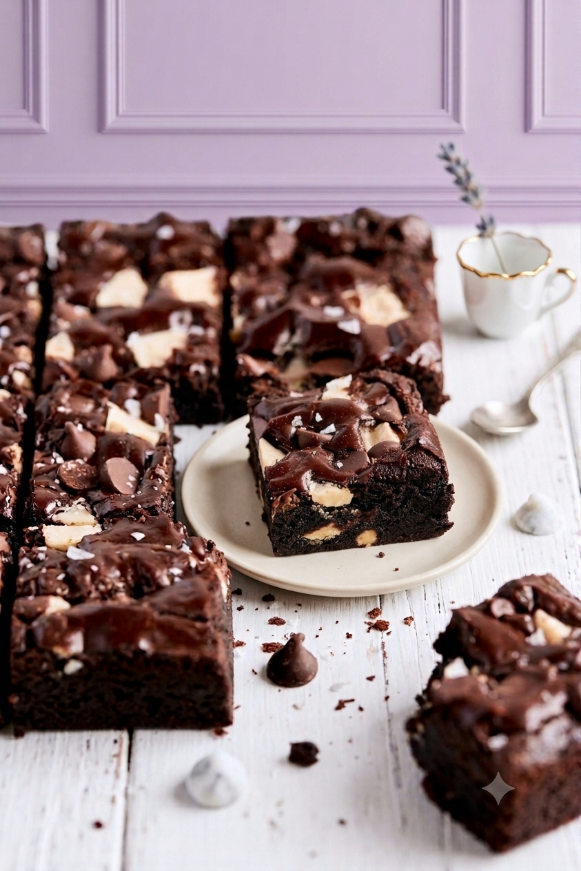 Choco Chip Brownie Cake