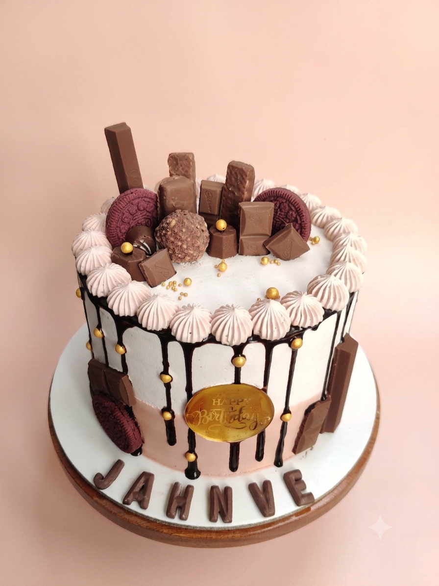 Chocolate loaded Celebration Cake