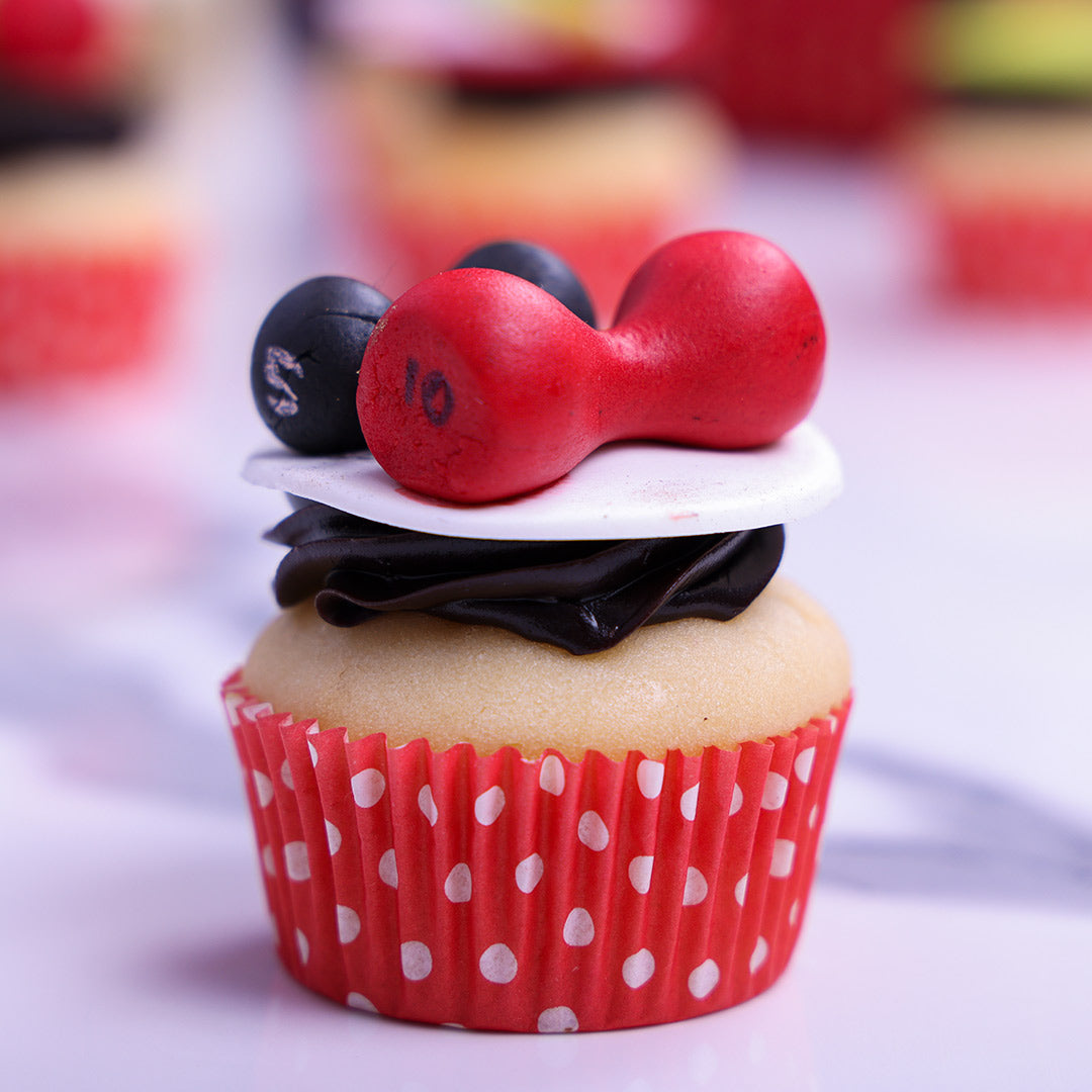 Gym Fitness Theme Cupcakes (Pack of 6)
