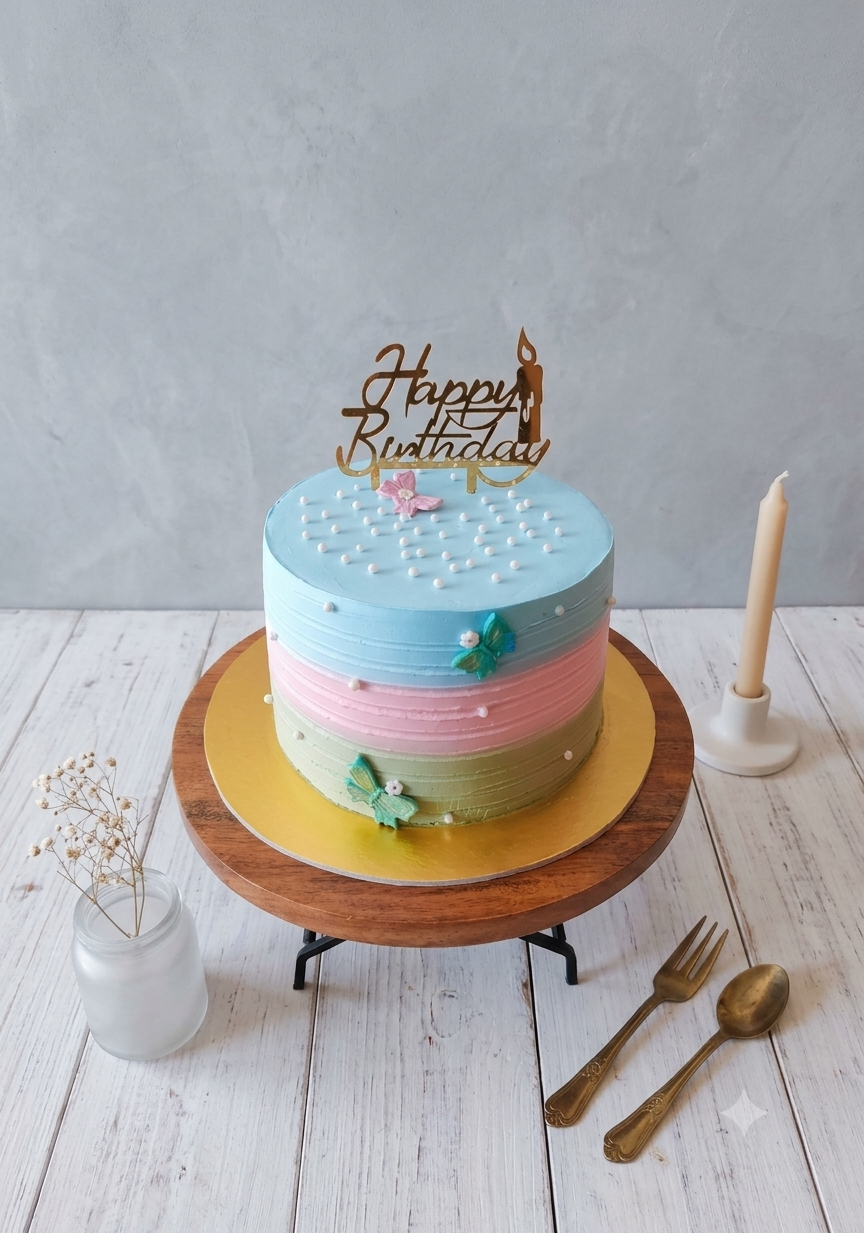 Decorated Celebration Cake