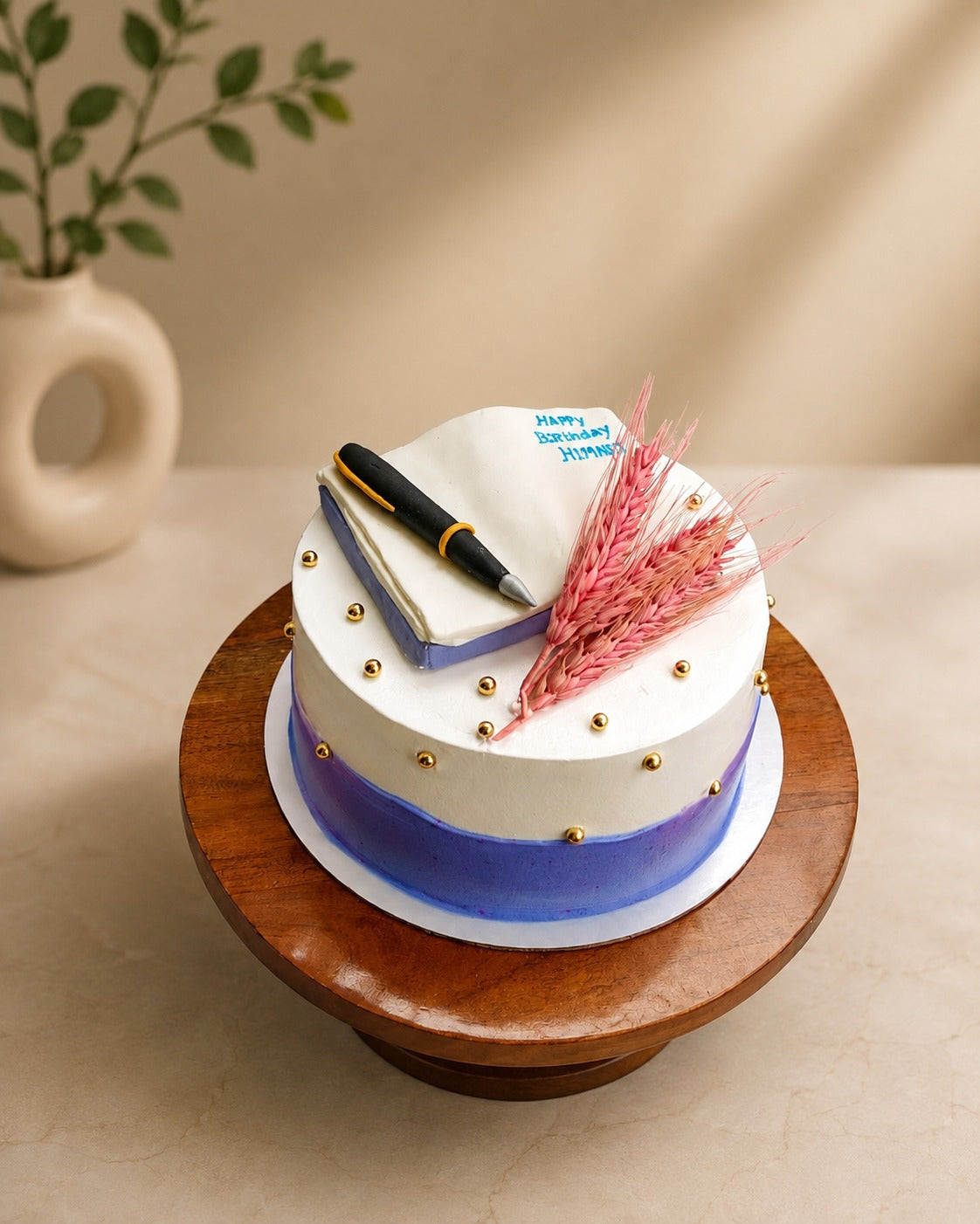 Diary Pen Designer Cake