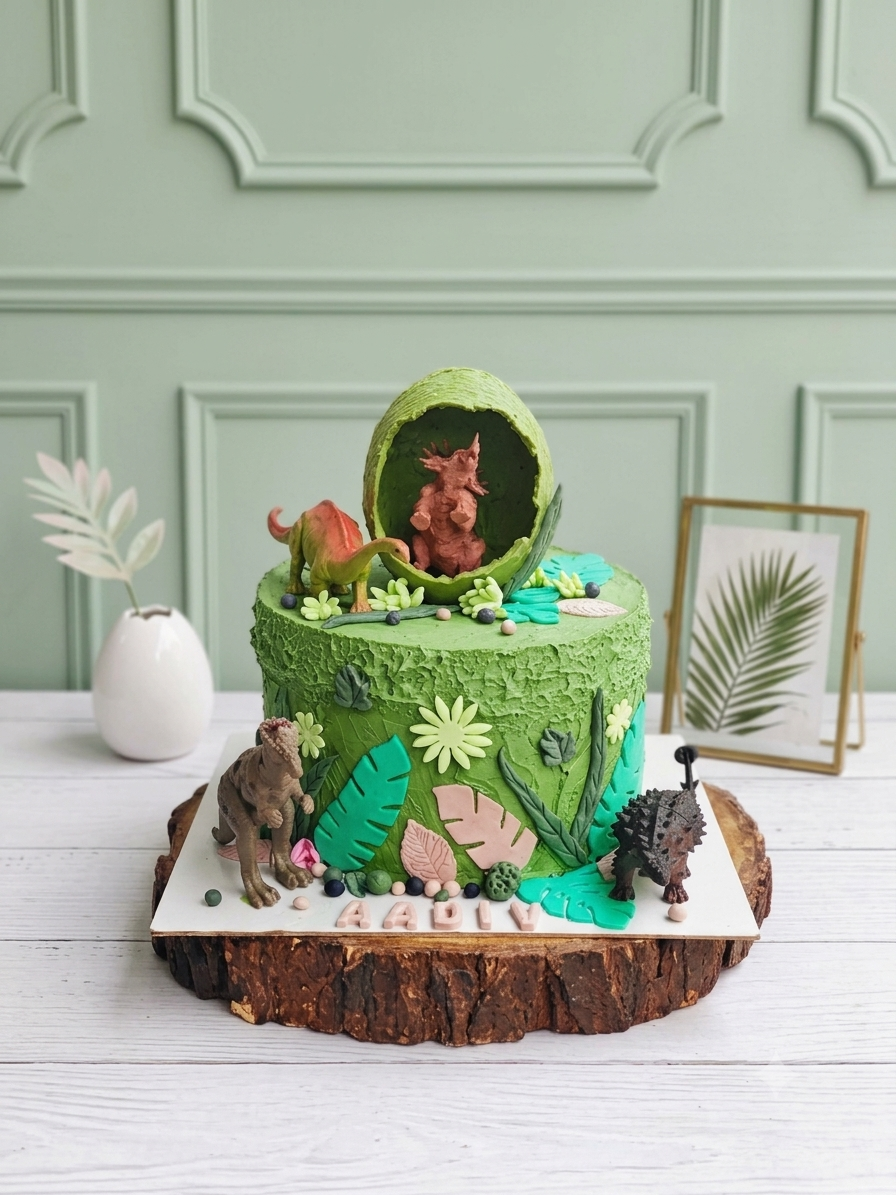 Dinosaur Theme Cake