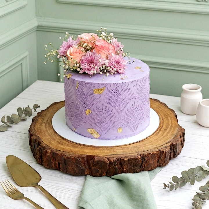 Floral Anniversary Cake