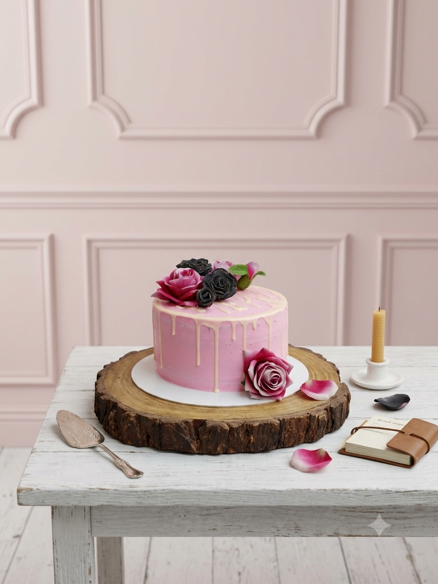 Flower Decoration Celebration Cake