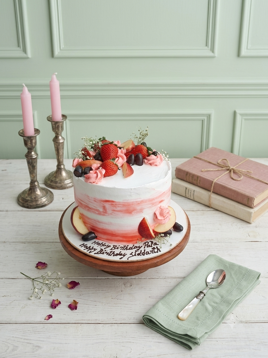 Fruits Celebration Cake