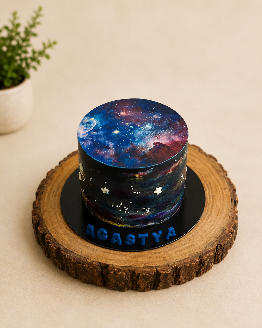 Galaxy Theme Birthday Cake