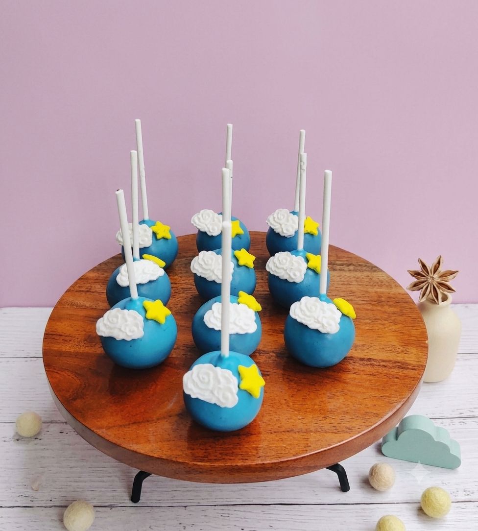Galaxy Theme Cake pops