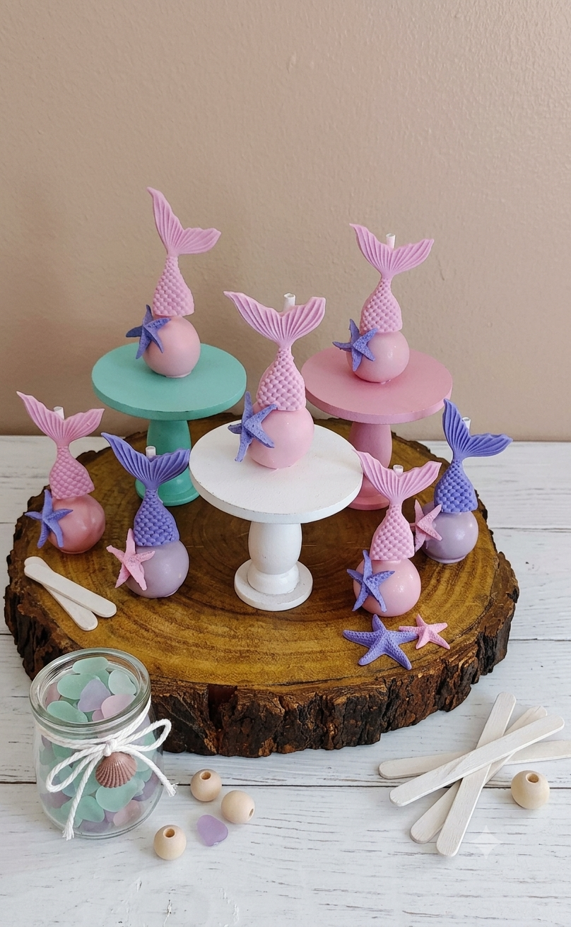 Mermaid Theme Cake pops