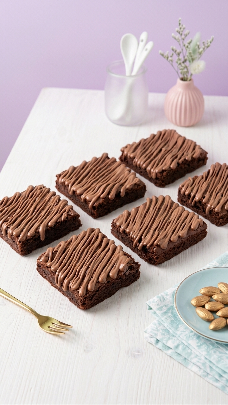 Nutella Brownie Cake