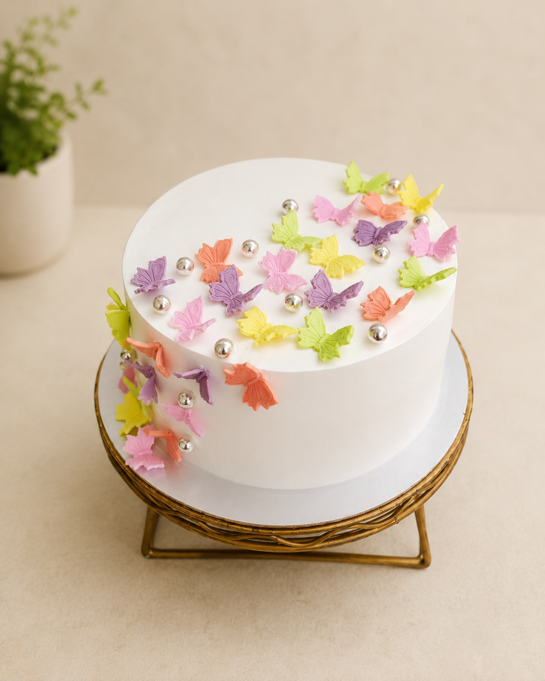 Open Butterfly Designer Cake