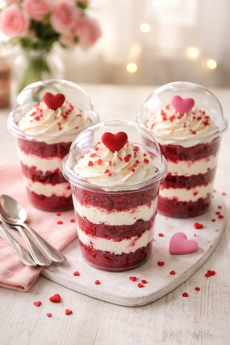 Red Velvet Jar Cake