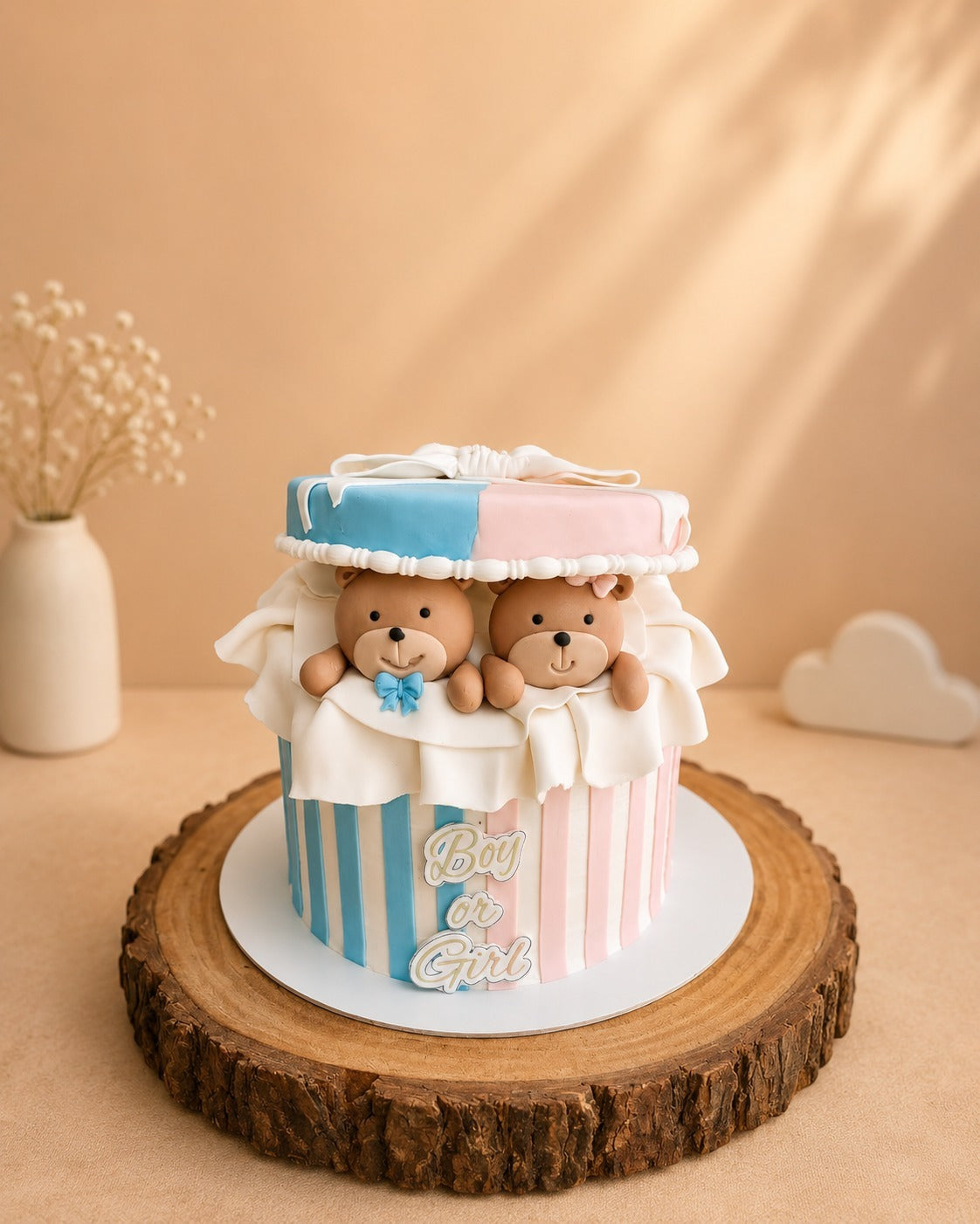 Baby Bear Baby Shower Cake