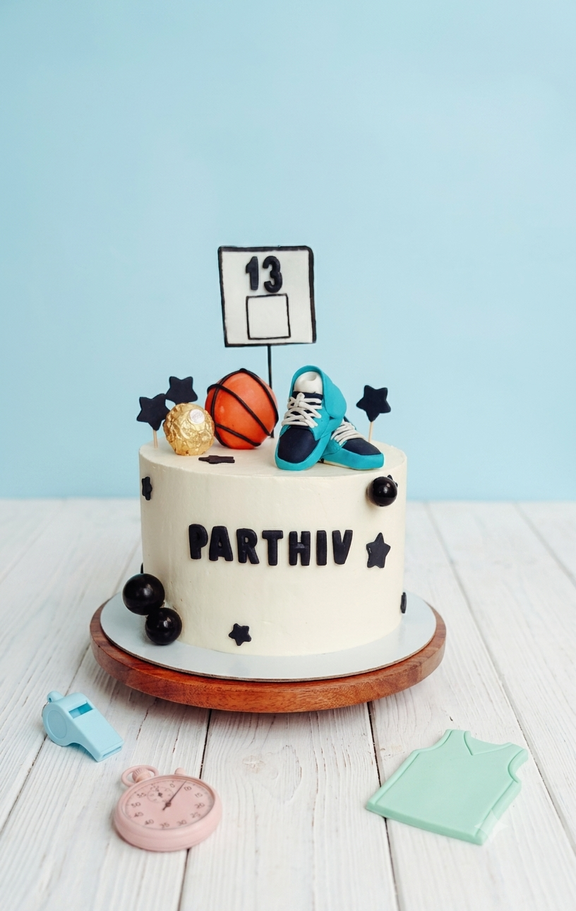 Basketball Theme Cake