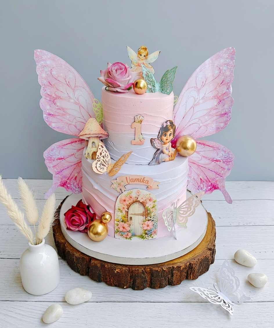 Butterfly Theme Cake