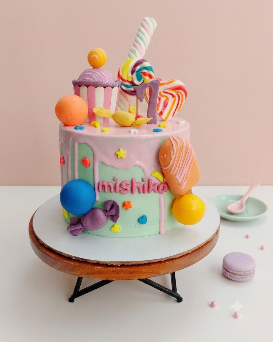 Candy Theme Cake