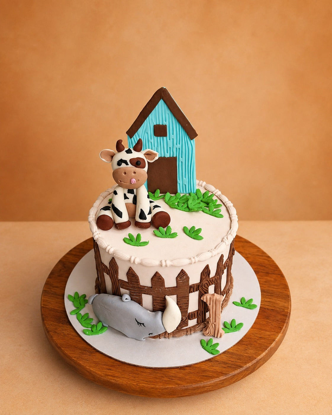 Farm Theme Cake