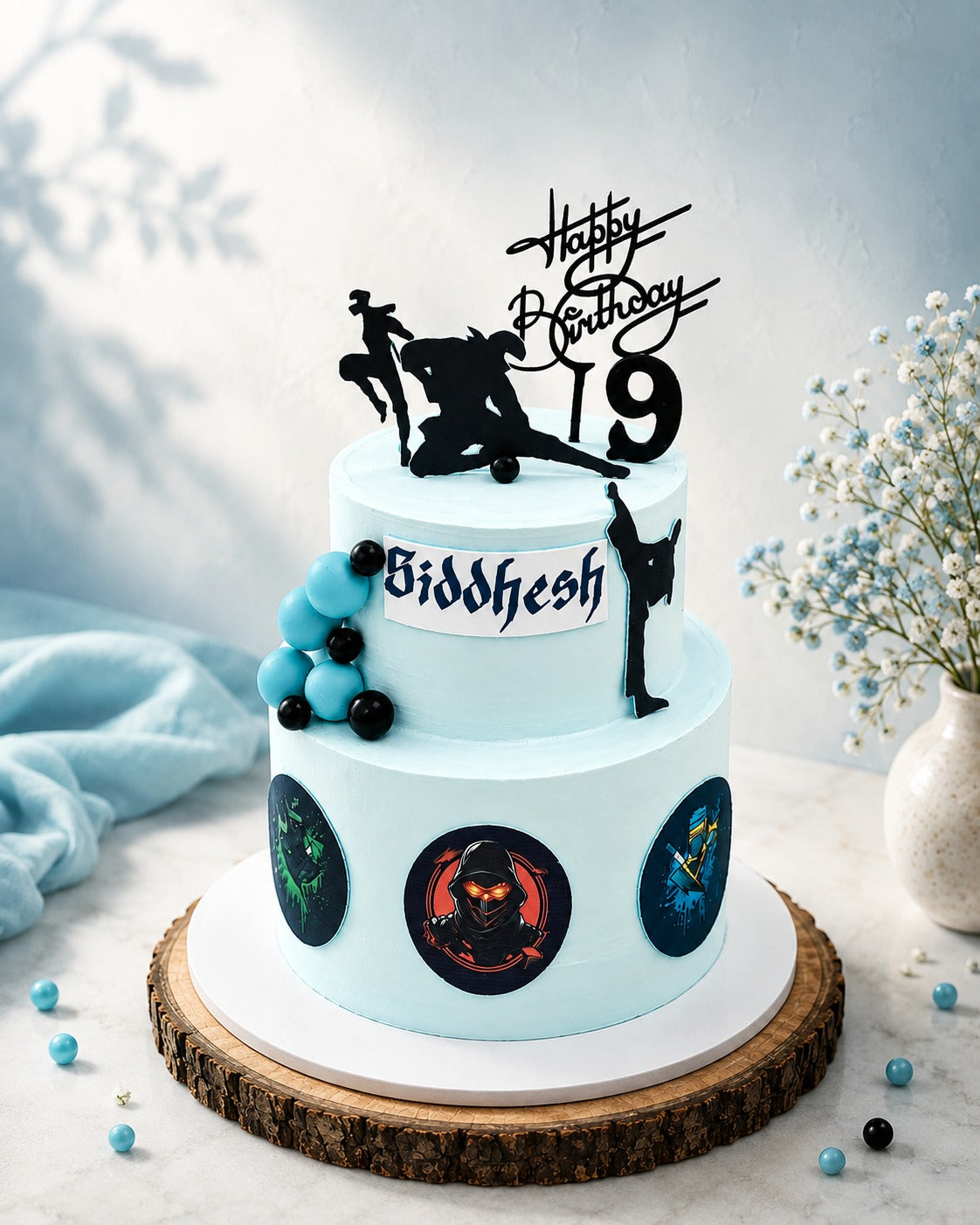 Ninja Theme Cake