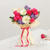 Vibrant Flowers & Choco Truffle Cake Combo