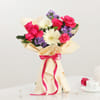 Vibrant Flowers & Choco Truffle Cake Combo