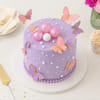 Purple Butterfly Celebration Cake (1kg)