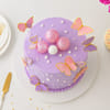 Purple Butterfly Celebration Cake (1kg)