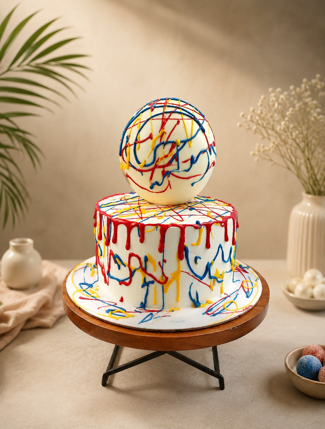 paint Ball Theme Birthday Cake