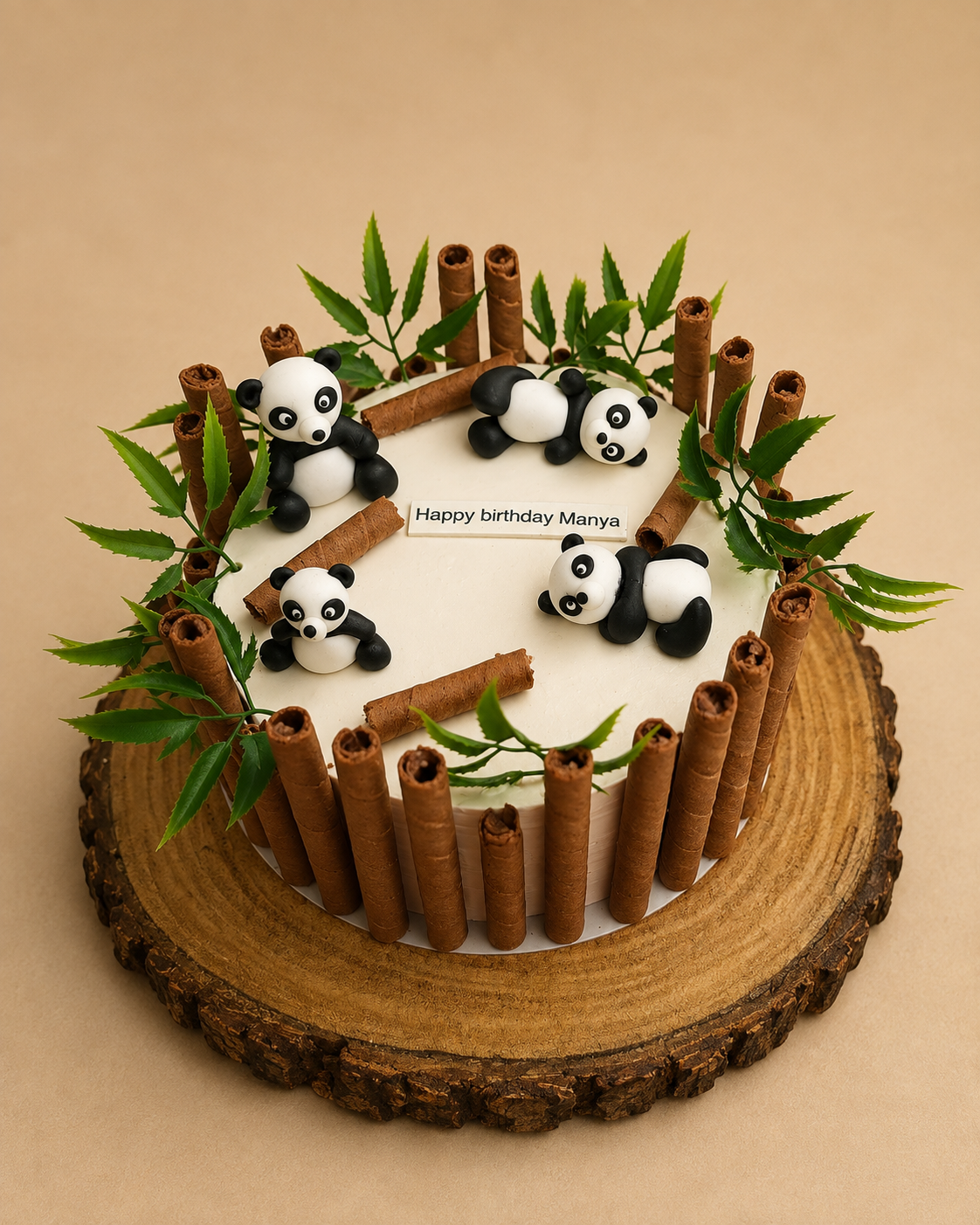 Panda Theme Cake