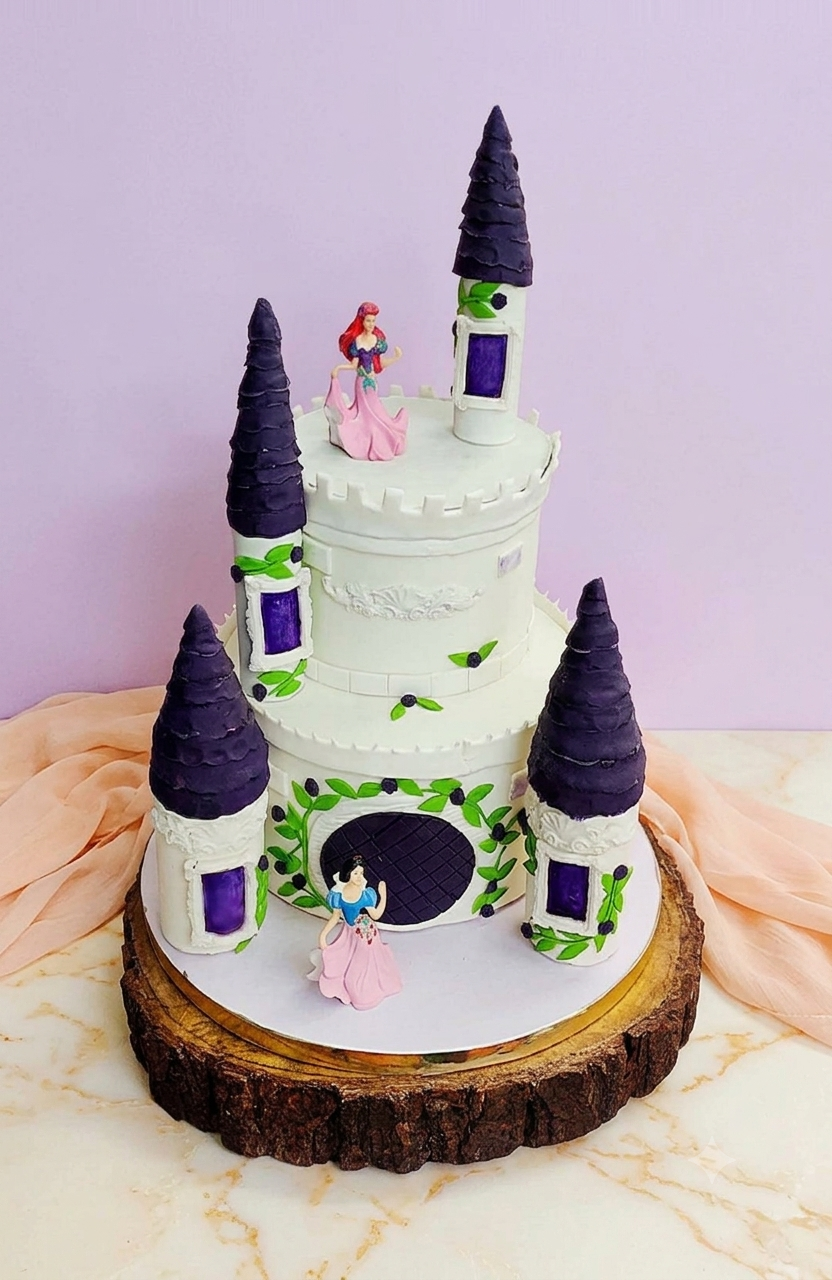 Princess Castle Theme Cake