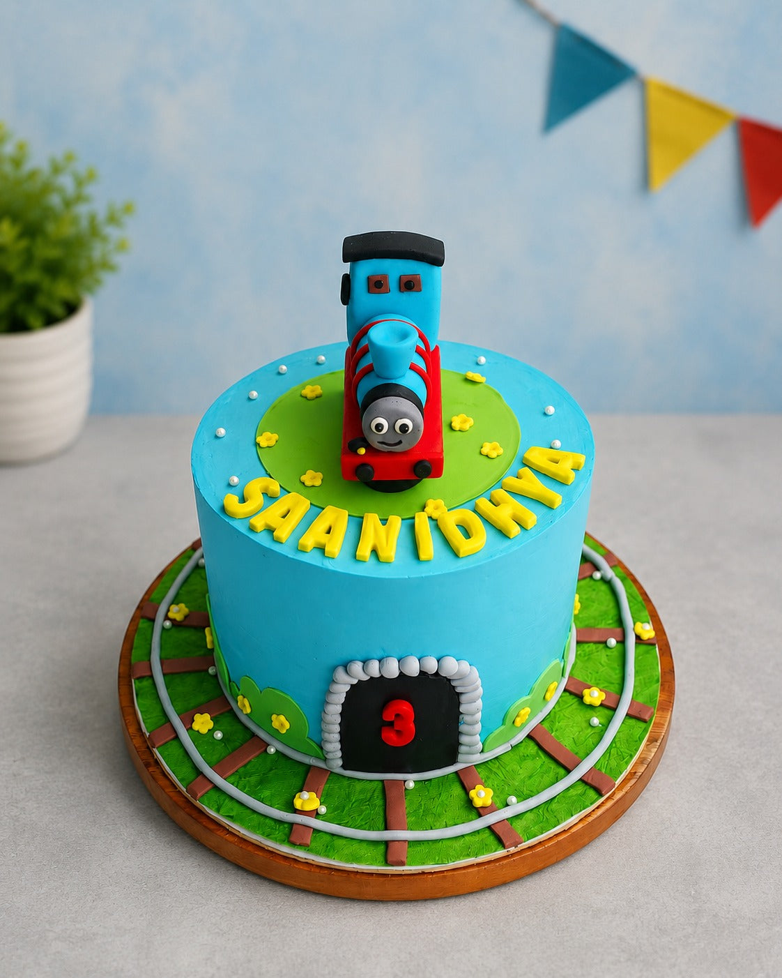 Train Theme Cake